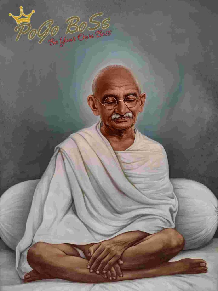 Mahatma Gandhi quote Hate the sin and not the sinner.
